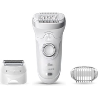 Braun Silk-épil 9 9-705 weiß/silber