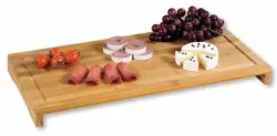 Kesper Schneideplatte und Herdabdeckplatte, Bambus 58590 13 , Maße (B x L x H): 54 x 28 x 4,3 cm, Holzstärke: 1,6 cm