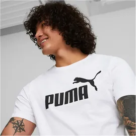 Puma Essential Logo T-Shirt Herren 02 white M