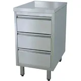 Vaiotec EASYLINE Schubladenschrank mit 3 Schubladen, 400 x 700 mm