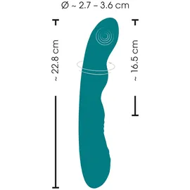 Sweet Smile „Rotating G-Spot Vibrator“ mit rotierender Spitze, grün
