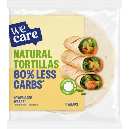 WeCare Tortillas Aus Weizenmehl 4x40g