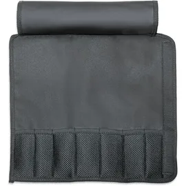 Friedr. Dick DICK Textil-Rolltasche ohne Inhalt (Rolltasche für Garnierwerkzeuge, Tasche unbestückt, mit 7 Teile Bestückung)