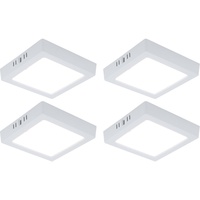 V-Tac LED Aufbaupanel Deckenlampe Deckenleuchte Wohnzimmerlampe Flurleuchte, Kunststoff weiß