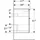 Geberit iCon 59,2x61,5x41,6cm, 2 L, sa hgl/Gr. sa ma