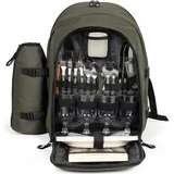LIVOO Picknick-Rucksack 11 l Grün
