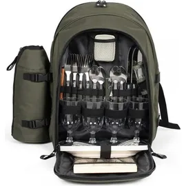 LIVOO Picknick-Rucksack 11 l Grün