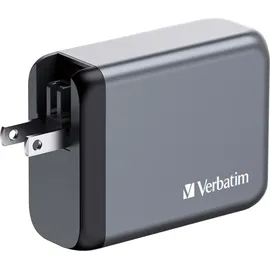 Verbatim Ladeadapter, Universal, GNC-100, GaN, 100W, 1x USB-A, QC 3.0 Grau