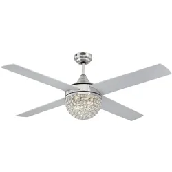 Westinghouse Deckenventilator Kelcie Nickel 132 cm mit Licht 132