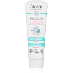 Lavera Basis Sensitiv Reinigungsmilch für die Haut für trockene Haut 125 ml