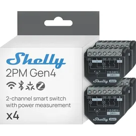 Shelly 2PM Gen4 4-pack