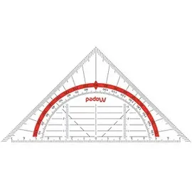 Maped Geometrie-Dreieck Flex 16,0 cm transparent