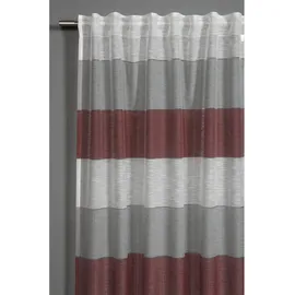 GARDINIA Schal, halbtransparent, rot 140 x 245 cm