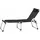 Siena Garden Sole Dreibeinliege 214 x 70 x 45 cm schwarz klappbar