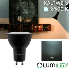 Lumiled 10x Led-lampe GU10 3W = 270lm 6500K Kaltweiß Schwarz Lumiled