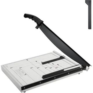 Vevor Papierschneider Hebelschneider, 457,2 mm Max. Schnittbreite Manuelle Papierschneidemaschine, 20 Blätter Kapazität, mit Schutzschiene/Klingenarretierung für Karton/Pappe, Papierschneider