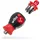 Wiha Bit-Schraubendreher Stubby 1/4" PH1 mit Bit Magazin 6-tlg. rot