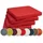 sunnypillow Sitzauflage 40 x 40 x 5 cm rot 4-tlg.