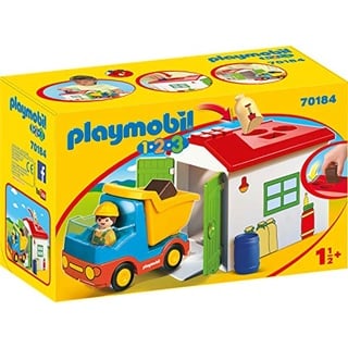 Playmobil 1.2.3 LKW mit Sortiergarage 70184