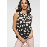 LAURA SCOTT Blusentop mit verschiedenen Designs Gr. 42, schwarz-rosa-geblümt,