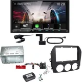 Kenwood DMX8021DABS Android Auto CarPlay Einbauset für Mazda MX-5 NC FL