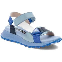 Blaue Sandalen Hispanitas Flache Schuhe, 42