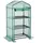 Gardebruk Foliengewächshaus pulverbeschichtet Grün Blankglas 0 mm 0,34 m2
