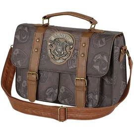 Karactermania Harry Potter Pride-Große Satchel Umhängetasche, Braun, 35,5 x 27 cm