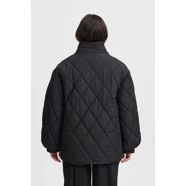 ICHI IHHANSA JA2", Damen, Steppjacke Übergangsjacke Jacke mit Stehkragen farblich passend gefüttert loose fit, hüftlang, Jacken