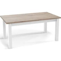 WFL GROUP Moderner Ausziehtisch 120 x 75 x 67 cm braun