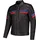 Rusty Stitches Steve Lederjacke Schwarz/Rot/Blau L