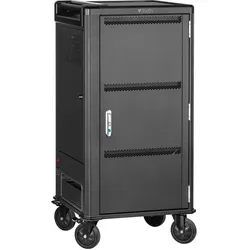 V7 Ladewagen für 30 Geräte mit vormontierter USB-C Verkabelung, SCHUKO-Stromvers