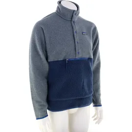 Patagonia Retro Pile 1/2 Snap Pullover Blau/Grau S