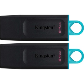 Kingston DataTraveler Exodia schwarz 64GB, USB-A 3.0, 2er-Pack (DTX/64GB-2P)