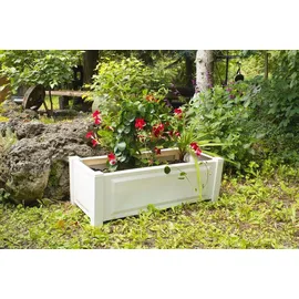 KHW Pflanzkasten 100 x 41 x 43 cm weiß