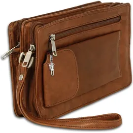 Drachenleder Geldbörse Herren Portemonnaie tan braun