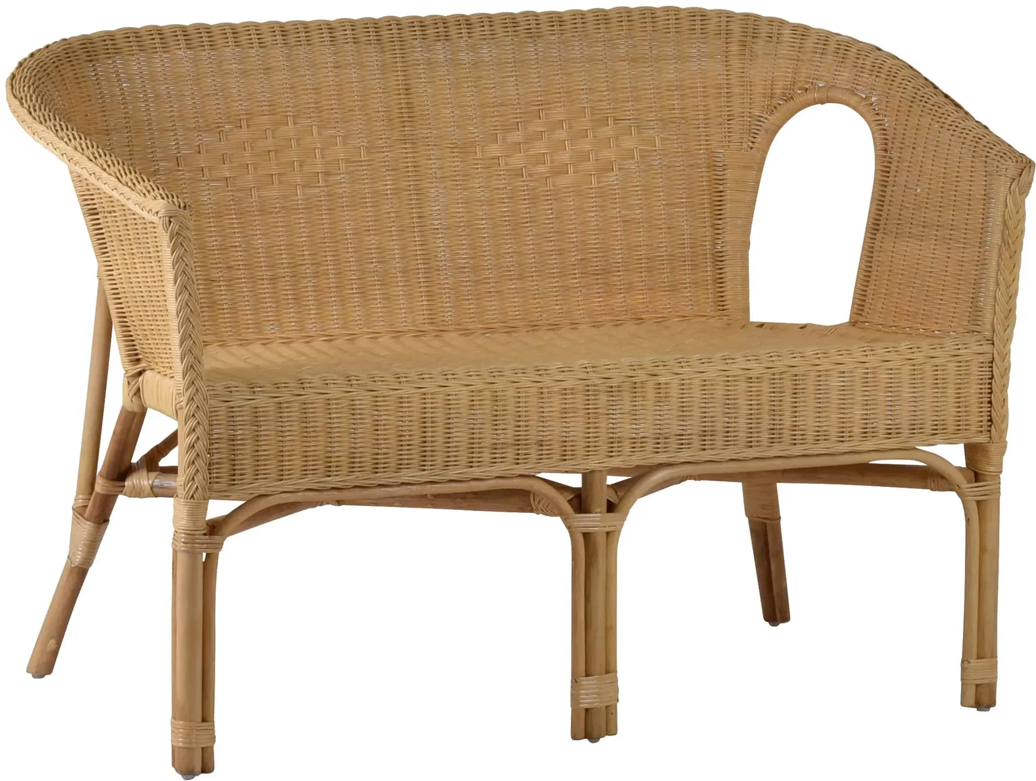 Rattansofa 'Mina' honig Rattan