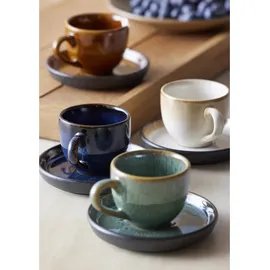 Bitz Espressotasse mit Untertasse Dunkelblau/Schwarz