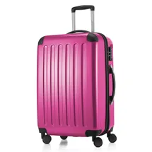HAUPTSTADTKOFFER Alex 4-Rollen 65 cm / 74 l rot/pink/rosa