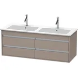 Duravit Waschtischunterschrank 4 Auszüge 127 x 48 x 47,5 cm Basalt Matt