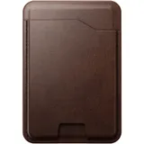 Nomad Leather Mag Wallet with Find My Tracking Brown