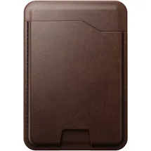 Nomad Leather Mag Wallet with Find My Tracking Brown