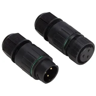 VELLEMAN - CUI03 Anschluss für Kabel 3P – wasserdicht IP67 – 13 A 230 V (1 Set)