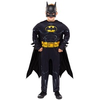 amscan 2tlg. Kostüm "Batman Comic" in Schwarz - 116-128