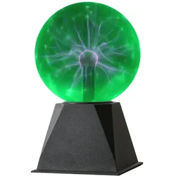 Plasmakugel Plasmaball magisch zuckend Blitz-Show Automatik Musiksteuerung grün