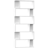 vidaXL Bücherregal 80 x 24 x 192 cm Weiß