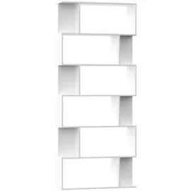 vidaXL Bücherregal 80 x 24 x 192 cm Weiß