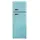 Amica DTR 374 190 T Retro-Kühl-Gefrierkombination (206 l, 1440 mm hoch, Türkisblau)