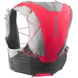 Salomon Adv Skin 12l Trinkweste - Castelrock / Alloy / Neon Flame - S