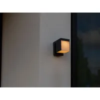 Lutec PRIMA 6993801118 Solar-Außenwandleuchte mit Bewegungsmelder LED Außenwandleuchte Solar